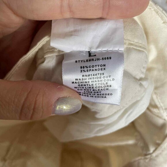 Cream Cargo Pants - Picture 5 of 5